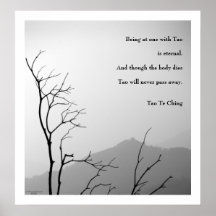Tao Te Ching No.1 / Poster