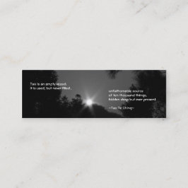 Tao Te Ching No.3/ Bookmark No.3/ Mini Business Card