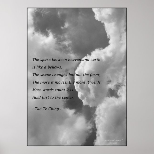 Tao Te Ching No.4/Poster Poster (Front)