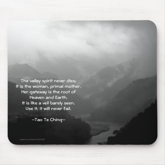 Tao Te Ching No.6 /Mousepad Mouse Pad (Front)