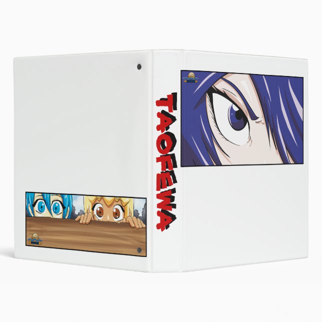 TAOFEWA - Attention Binder 1" - Manga Girls (Background)