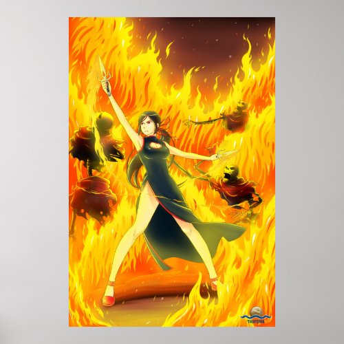 TAOFEWA _ Gabija Waves of Fire Poster