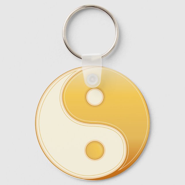 Taoism Symbol Keychain (Front)