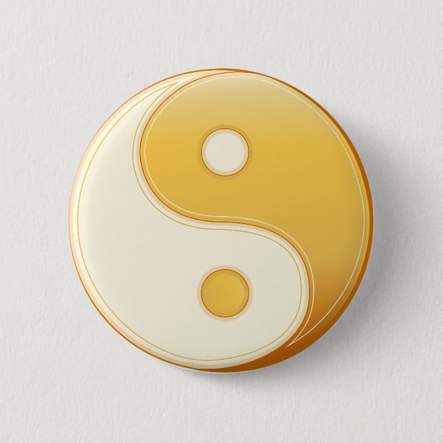 Taoism Symbol Pinback Button (Front)