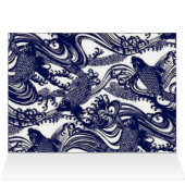 Taoism Yin Yang Blue Japanese Tattoo Koi Fish (Inside Horizontal (Top))