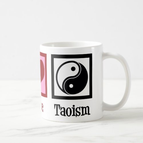 Taoist Peace Love Taoism Yin Yang Coffee Mug