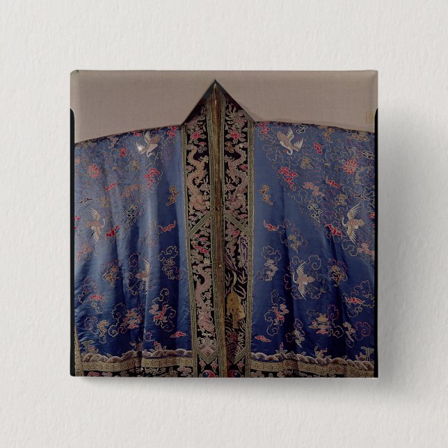 Taoist Robe From an Imperial Temple Button (Front)
