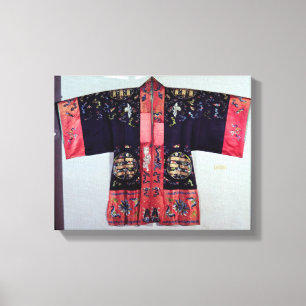 Taoist Robe With Tai Chi Yin and Yang Canvas Print