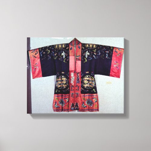 Taoist Robe With Tai Chi Yin and Yang Canvas Print