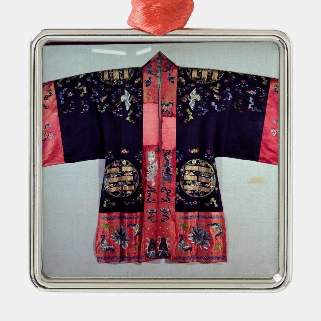 Taoist Robe With Tai Chi Yin and Yang Metal Ornament (Front)