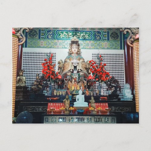 Taoist Thean Hou Temple Malaysia Holiday Postcard