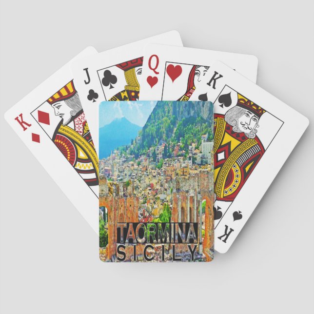 Taormina Poker Cards (Back)