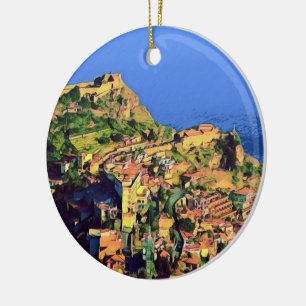 TAORMINA - Sicily - Ceramic Ornament