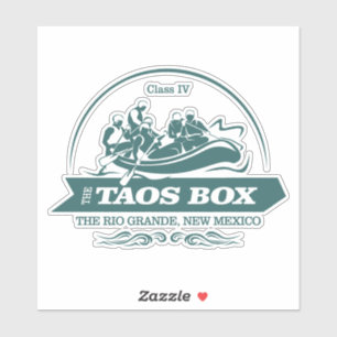 Taos Box (Rio Grande)(rafting 2) Sticker