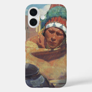 Taos Indian Holding a Water Jug by Blumenschein iPhone 16 Case