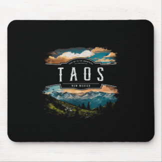 Taos Mountains New Mexico Hiking Outdoors Vintage Mouse Pad