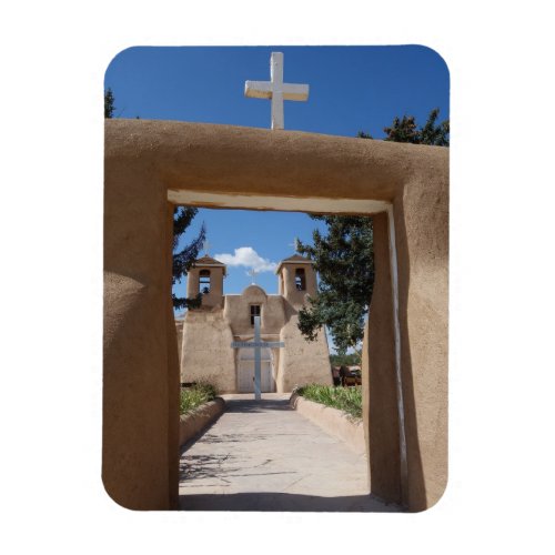 Taos New Mexico Adobe Church Magnet