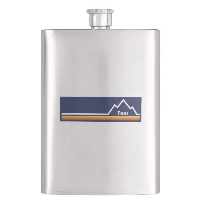 Taos, New Mexico Flask (Front)