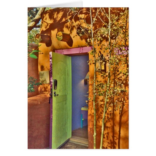 Taos New Mexico Open Door #2 Cards (Front)