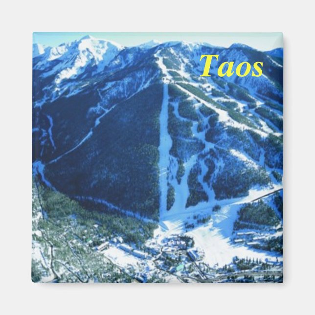 Taos new mexico ski magnet (Front)