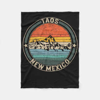 Taos New Mexico Skiing Taos Ski Valley Snowboardin Fleece Blanket