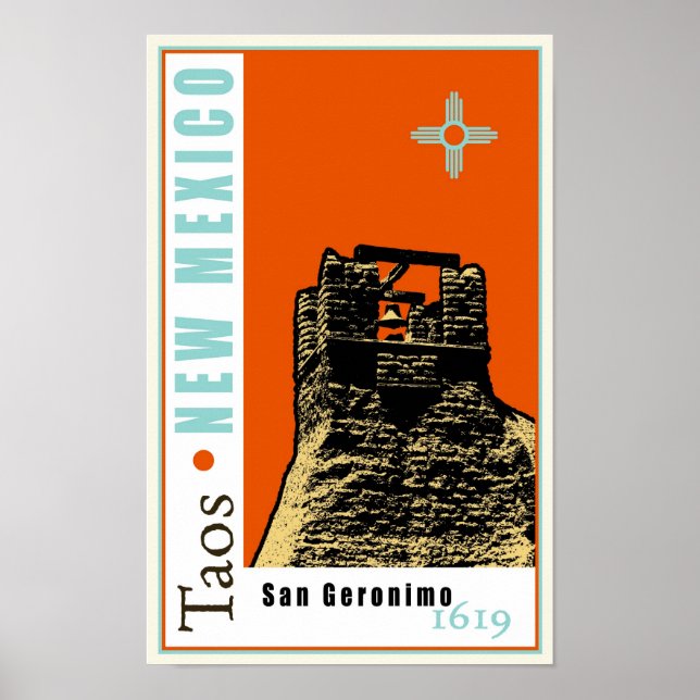 Taos, New Mexico, USA Poster (Front)