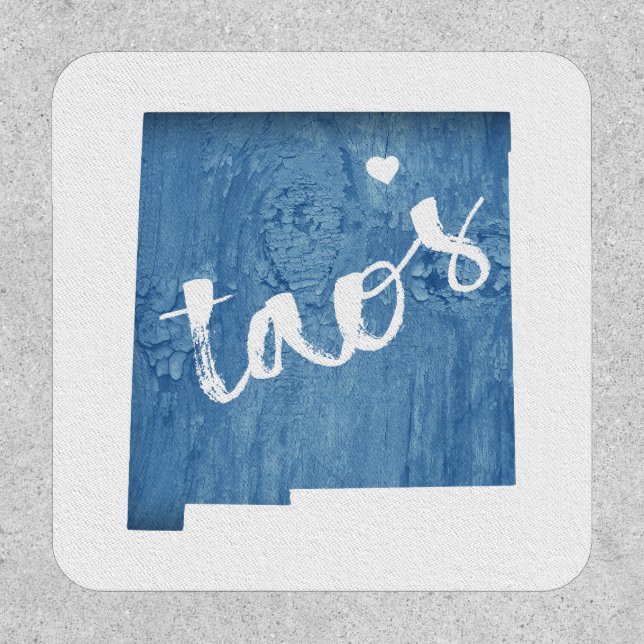 Taos New Mexico Wood Grain Patch (Front)