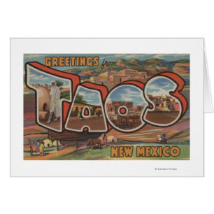 Taos, New MexicoLarge Letter ScenesTaos, NM 2 Cards