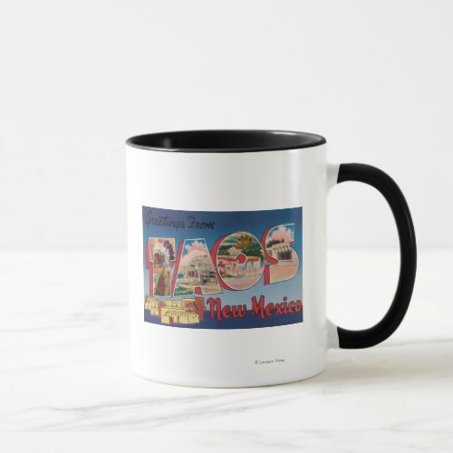 Taos New MexicoLarge Letter ScenesTaos NM Mug