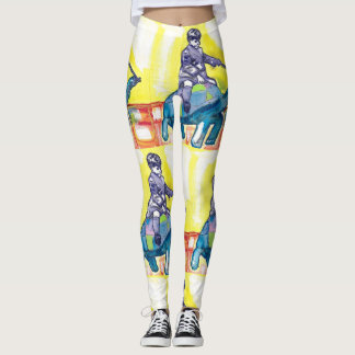Taos Painter Allegra Sleep's "Robby & Fred" Leggings