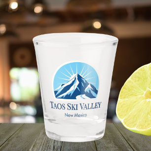 Taos Ski Valley New Mexico ski resort souvenir Shot Glass