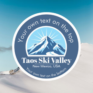 Taos Ski Valley New Mexico usa ski resort Sticker