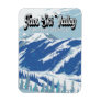 Taos Ski Valley Ski Area Winter New Mexico Vintage Magnet