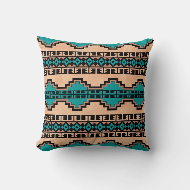 Taos Spring Throw Pillow (Front)