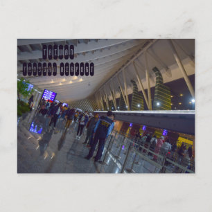 Taoyuan International Airport in Taiwan Postcard