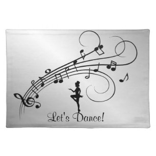 Tap Dance 3 Cloth Placemat
