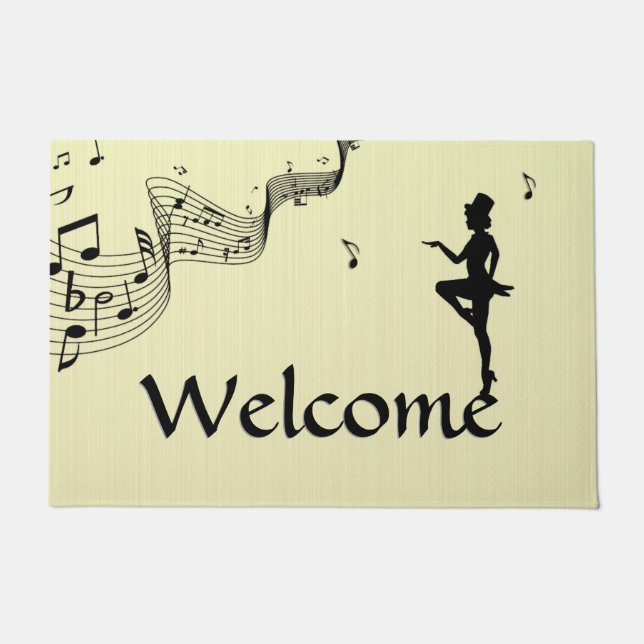 Tap Dance 3 Doormat (Front)