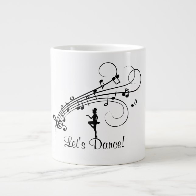 Tap Dance 3 Giant Coffee Mug (Front)