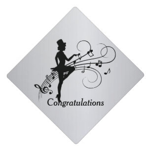 Tap Dance 3 Graduation Cap Topper