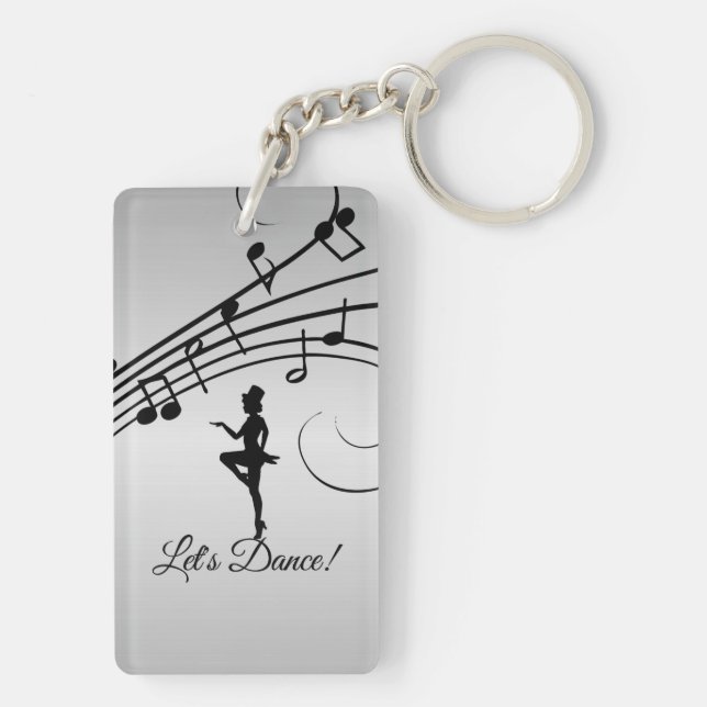 Tap Dance 3 Keychain (Back)