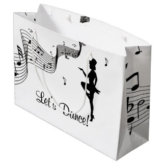 Tap Dance 3 Large Gift Bag