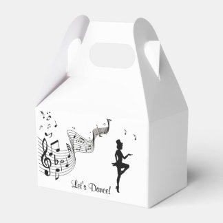 Tap Dance 3 Let's Dance Favor Boxes
