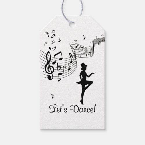 Tap Dance 3 Lets Dance Gift Tags