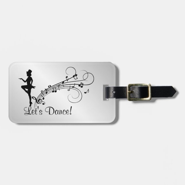 Tap Dance 3 Luggage Tag (Front Horizontal)