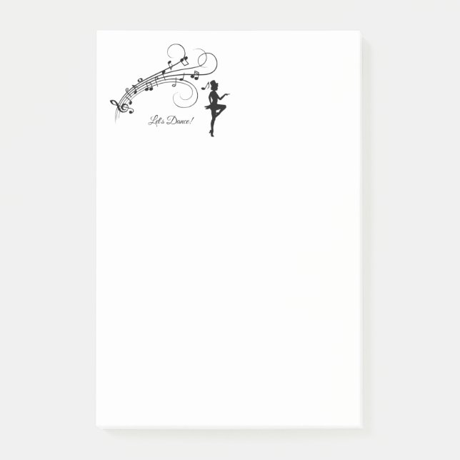 Tap Dance 3 Post-it Notes (Front)