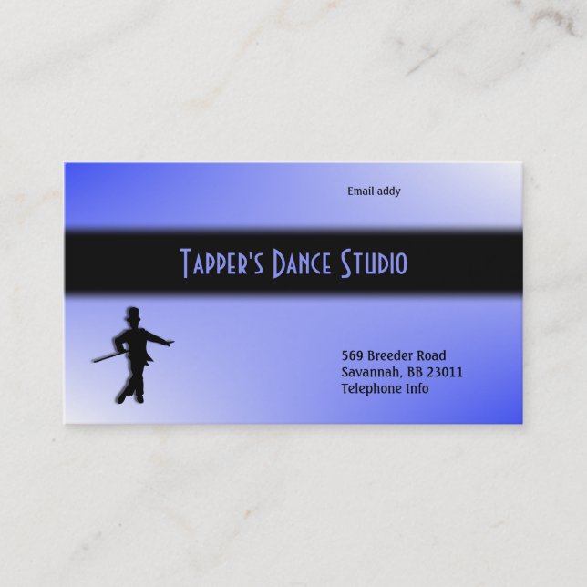 Tap Dance Business Card (Front)