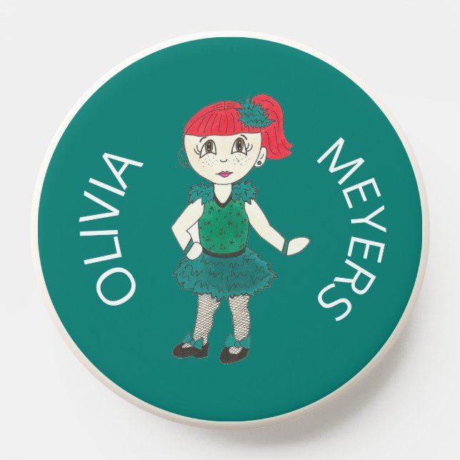 Tap Dance Class Dancer Recital Tapdance Girl PopSocket (Popsocket)