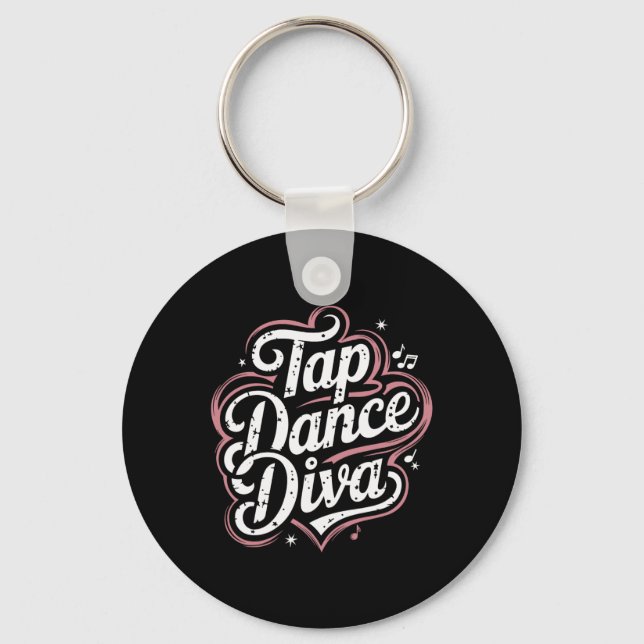 Tap Dance Diva  Keychain (Front)