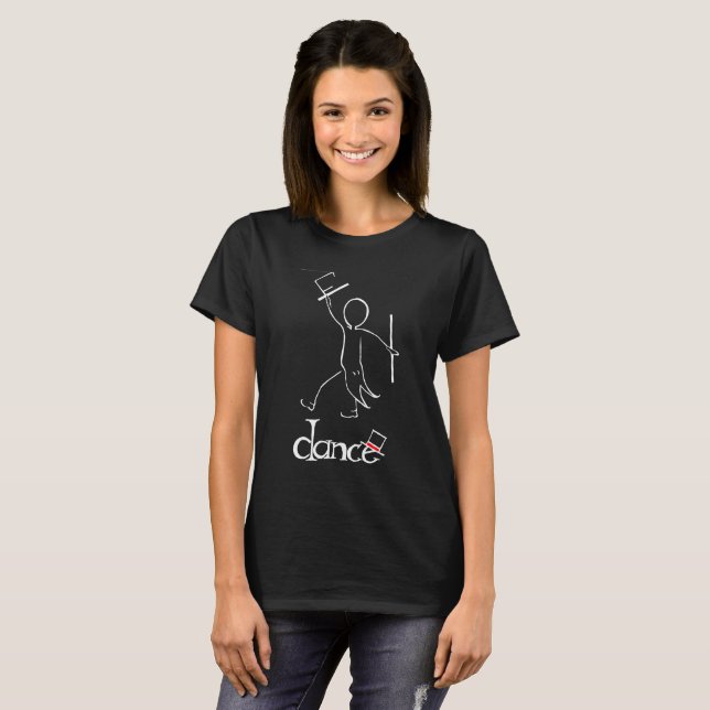 Tap Dance Hand-drawn design T-Shirt (Front Full)