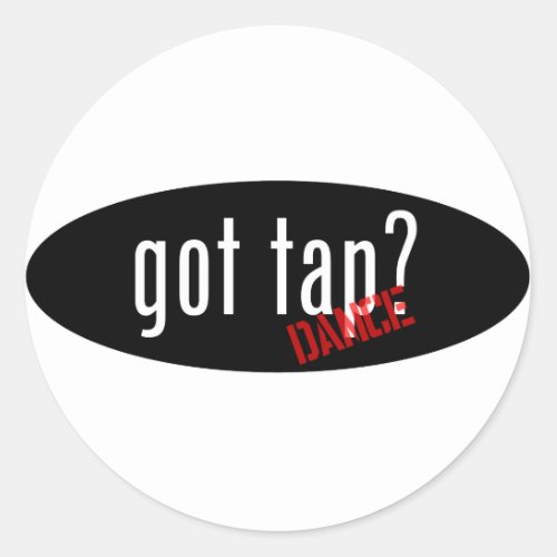 Tap Dance Items  got tap Classic Round Sticker